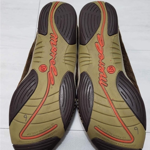 MERRELL Barrado Leather Chestnut Perf. Sneakers - Picture 14 of 14